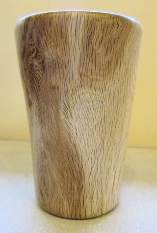 Holm oak vase by Steve Tredwell